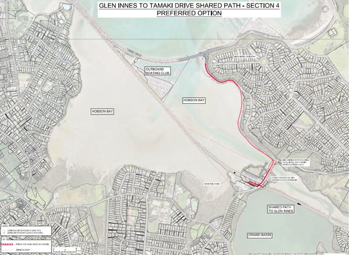 Glen Innes to Tamaki Drive Shared Path Section 4