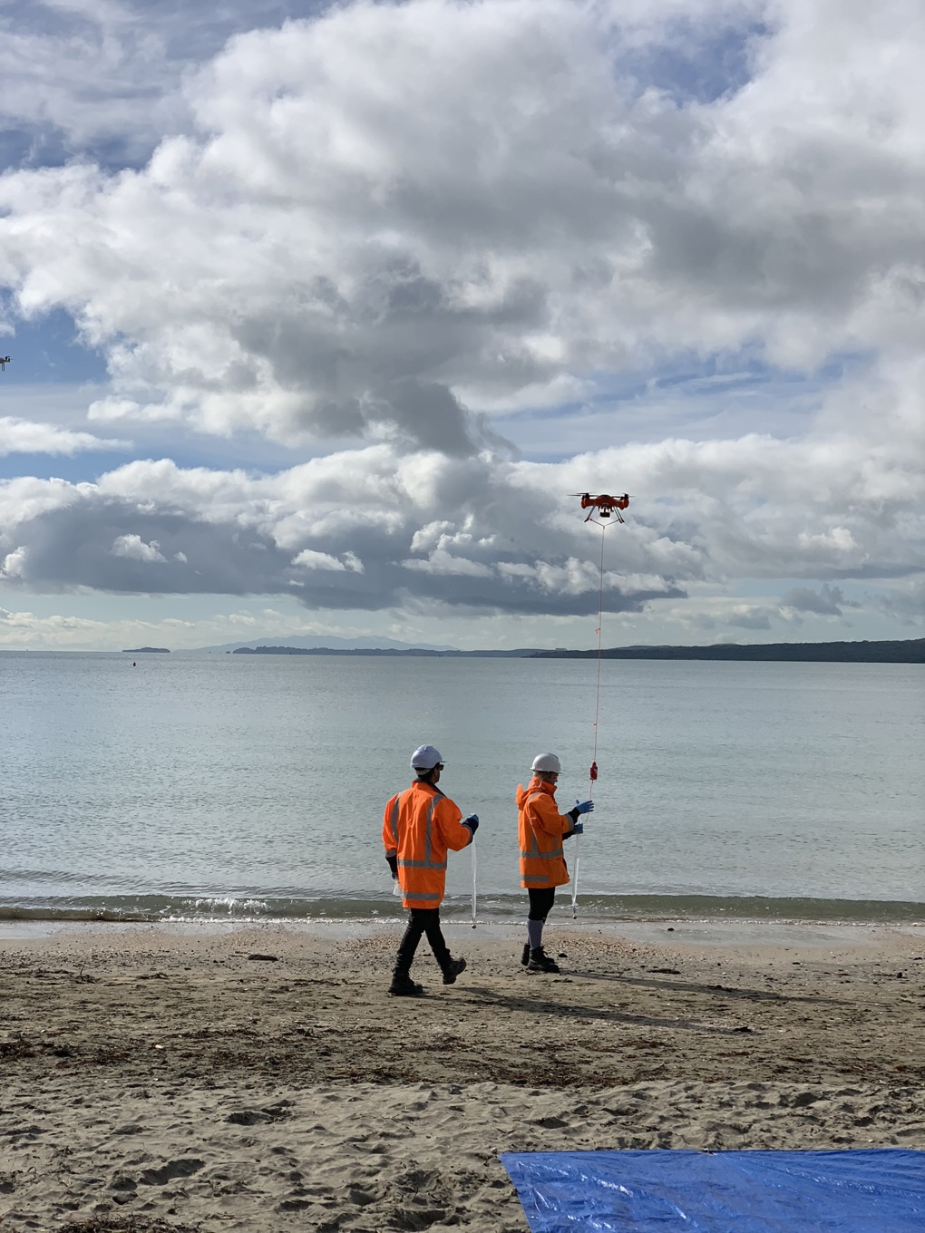 Drone swoops in to aid Safeswim water sampling (1)