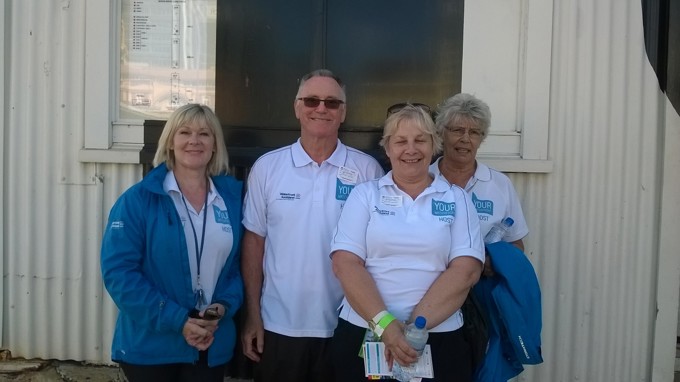 Volunteers go the nautical mile