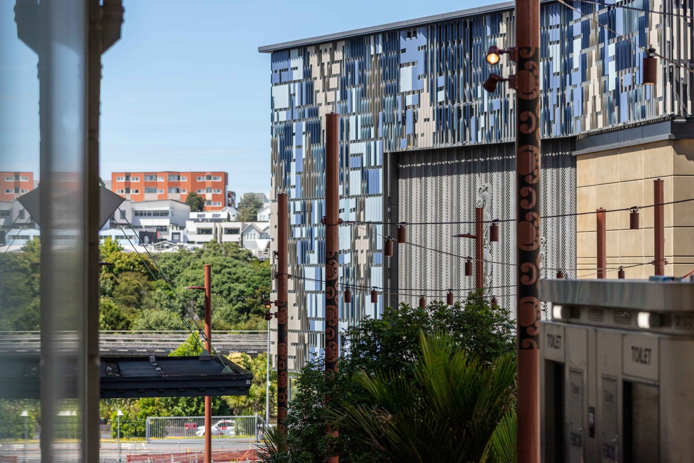 The front of the Mercury Lane station. 