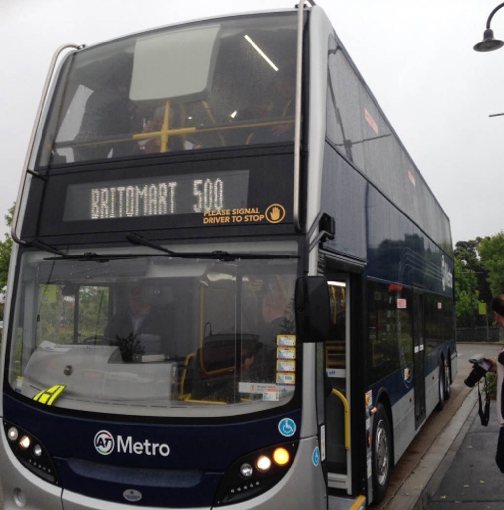Double-deckers arrive in the east