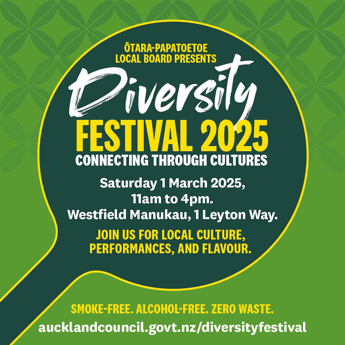 Diversity Festival event poster.
