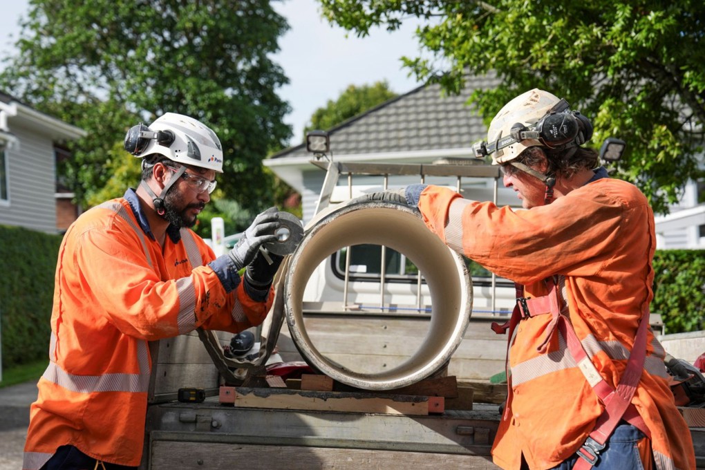 Crews Prep One Of The Pipeline Connections On La Veta Ave