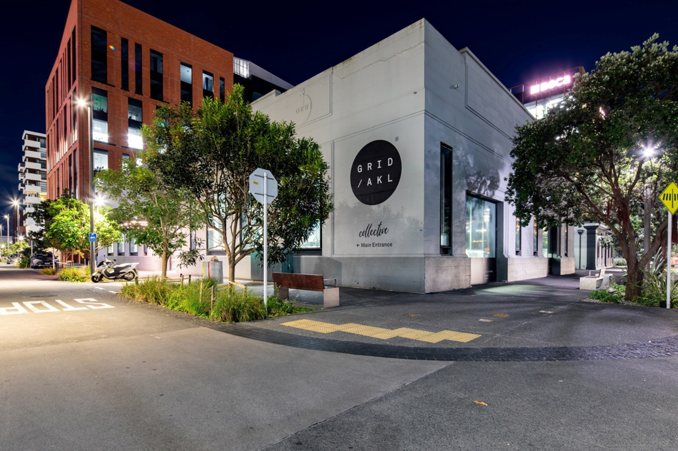 A local business incubator building. 