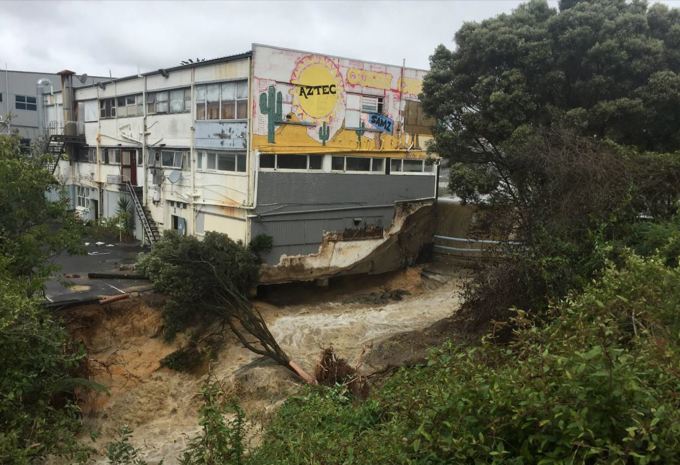 Probett Building partial demolition
