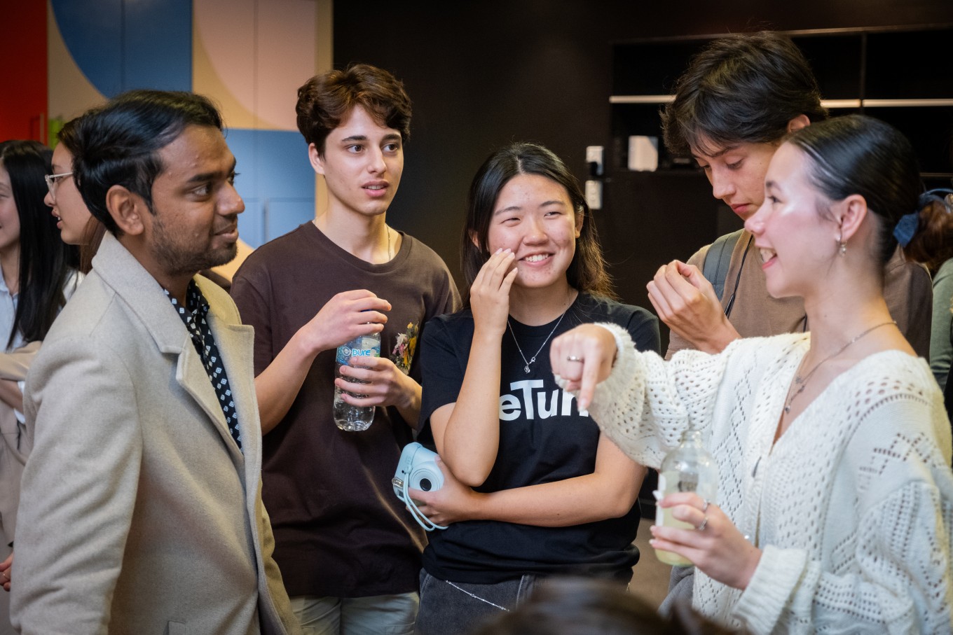 Youth attending a community event.
