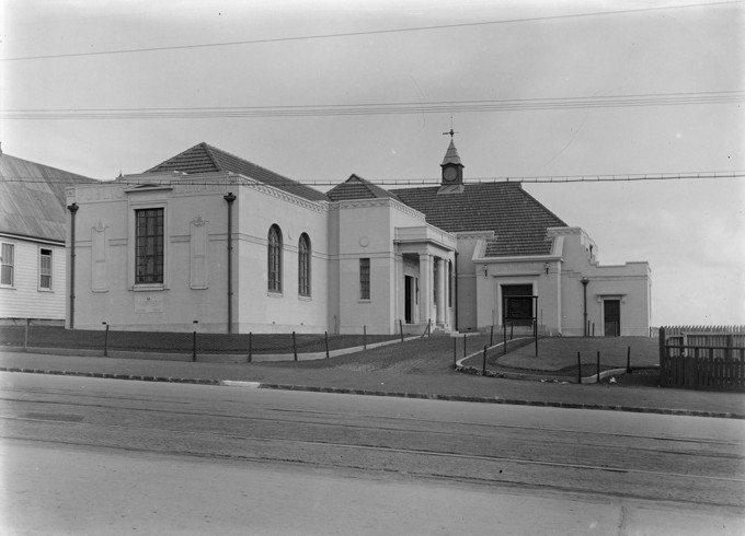 Exterior of Grey Lynn Library in 1925