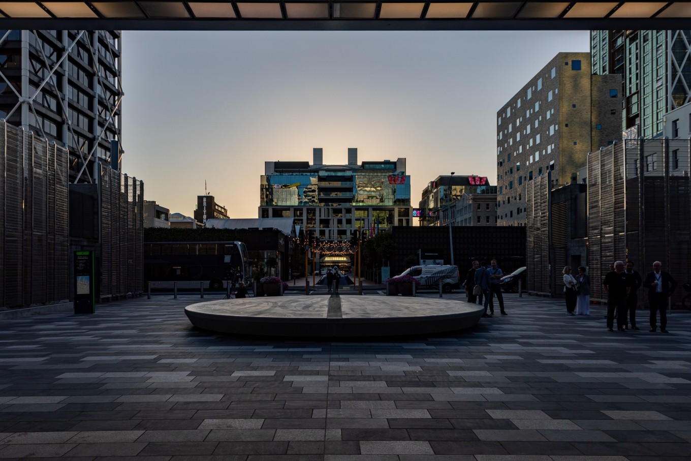 The Britomart area at dawn.
