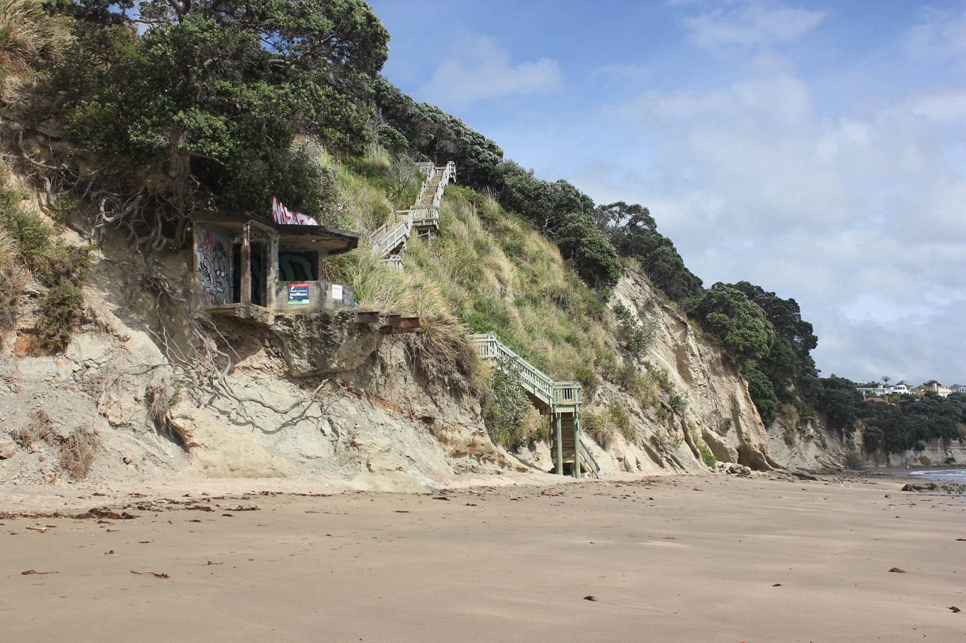 Kennedy Park Stair from beach.