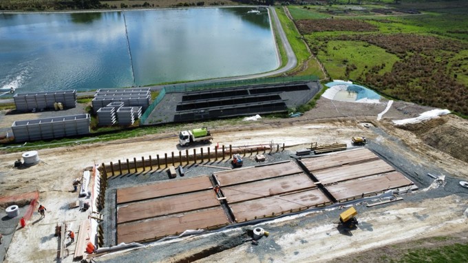 Nine Plinths Were Installed On Top Of 99,000 Litres Of Concrete That Was Poured One Week Earlier.