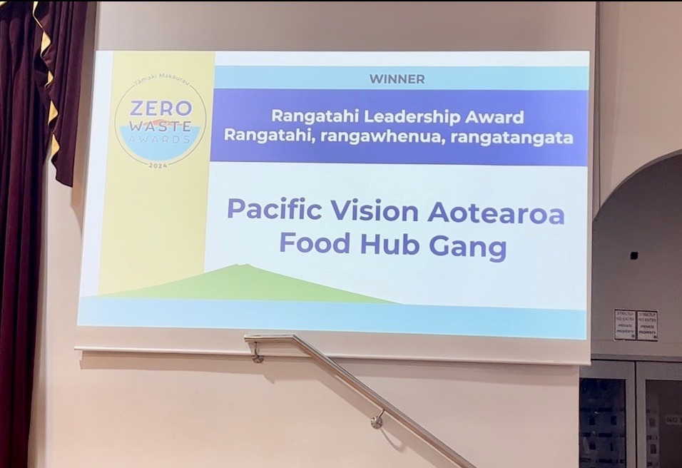 Pacific Vision Aotearoa Food Hub Gang.