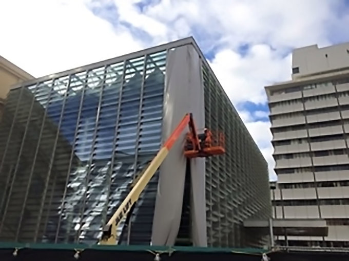 'Interesting exercise' to remove massive glass louvres