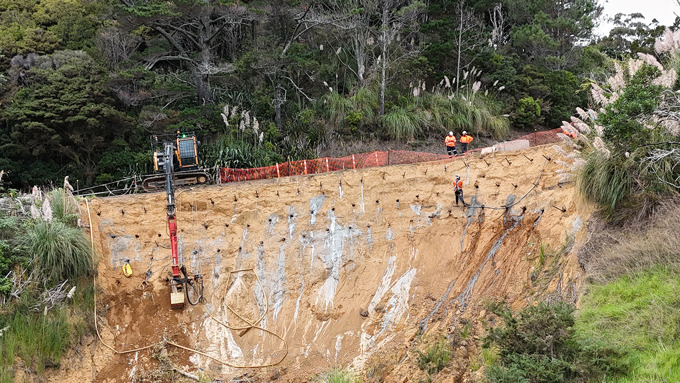Kemp Road slip repairs