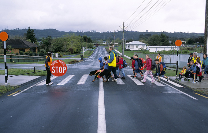 Three new zebra crossings for Konini school