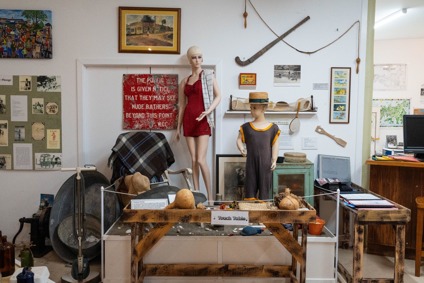 Waiheke collection of vintage items. 