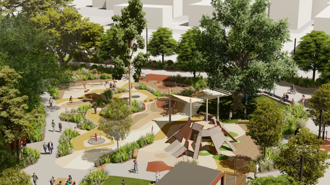 Papatoetoe Park Render