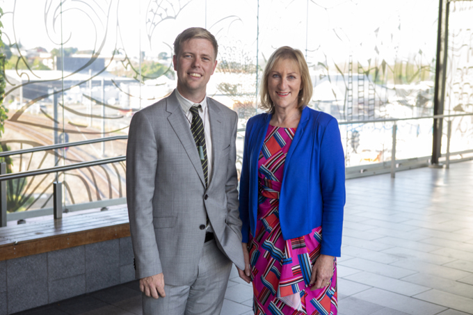 Shane Henderson and Linda Cooper