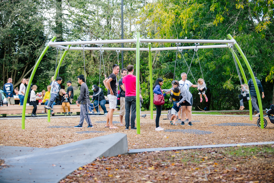 Western Springs Lake playground.