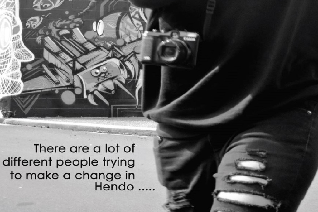 Four billboards outside Henderson train station, Auckland (1)