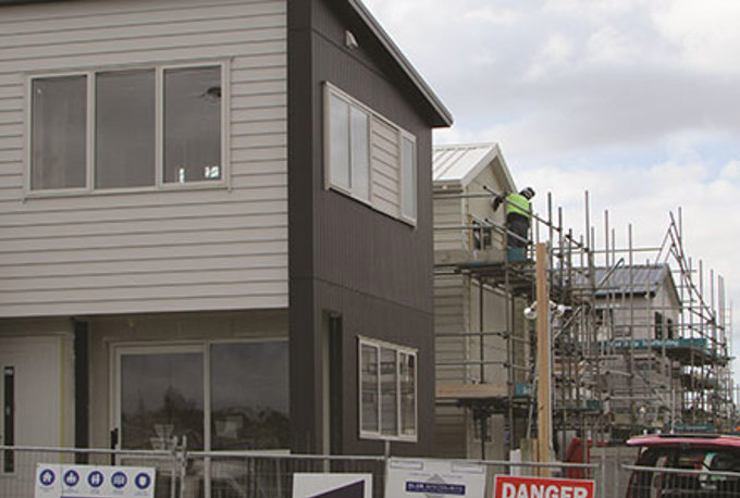 Housing area takes shape