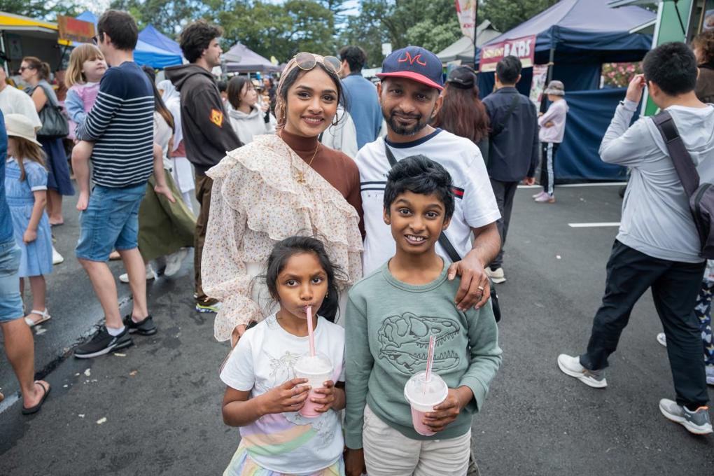 Family at Parnell Festival Of Roses 2020