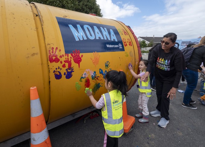 Around 30 Local Prescholars Left Colourful Handprints On Moana