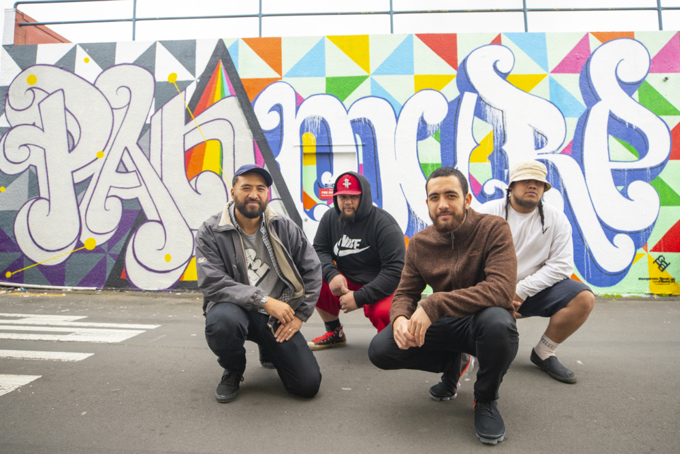 Pop of colour in Panmure