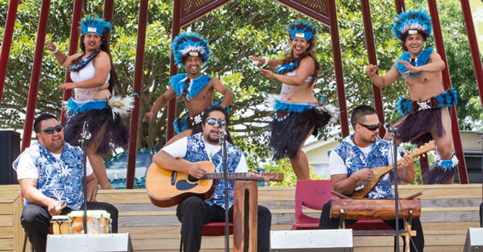 Pavilion opens with song and dance