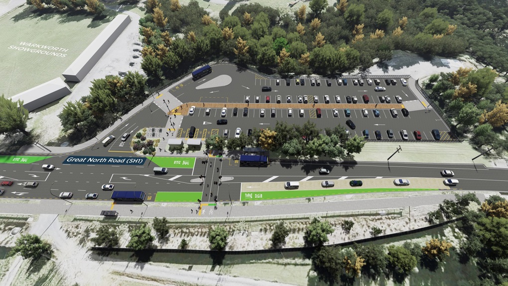 New Warkworth Community Transport Hub underway
