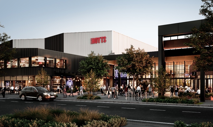 Ormistontowncentre Ext Town Square Evening Final01 OA (1)