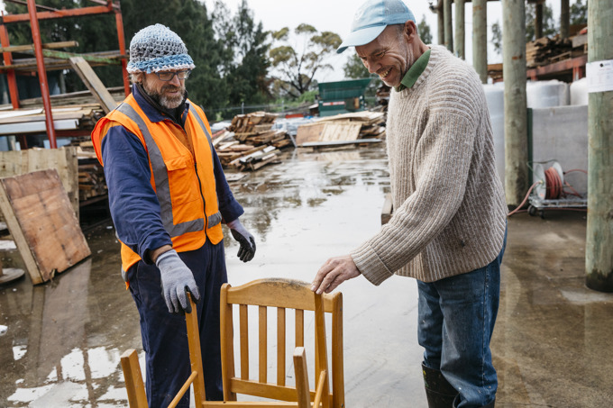 First pick-ups for new inorganic waste collection