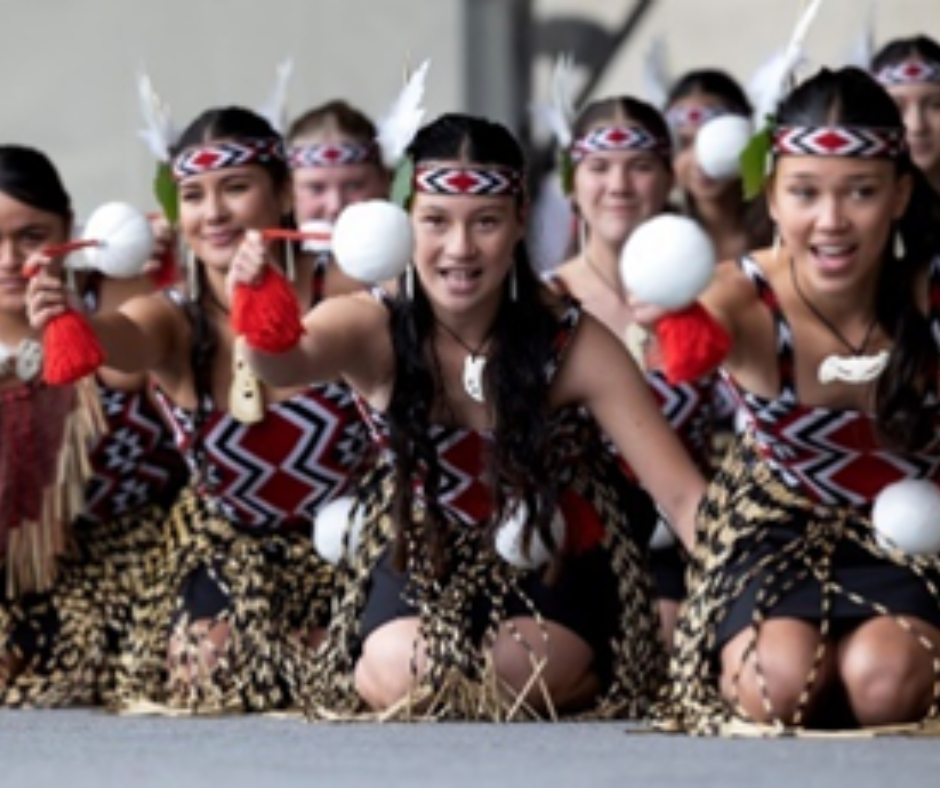 Kapa Haka performers.