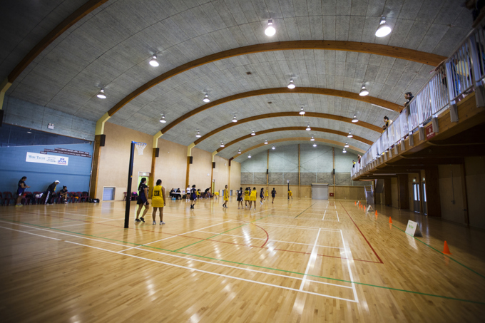 Community netball court