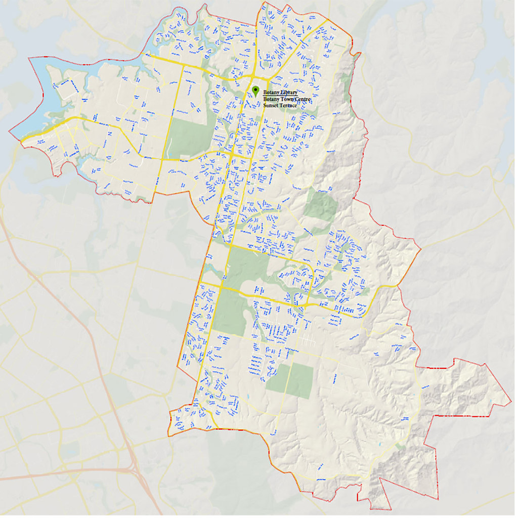 botany subdivision