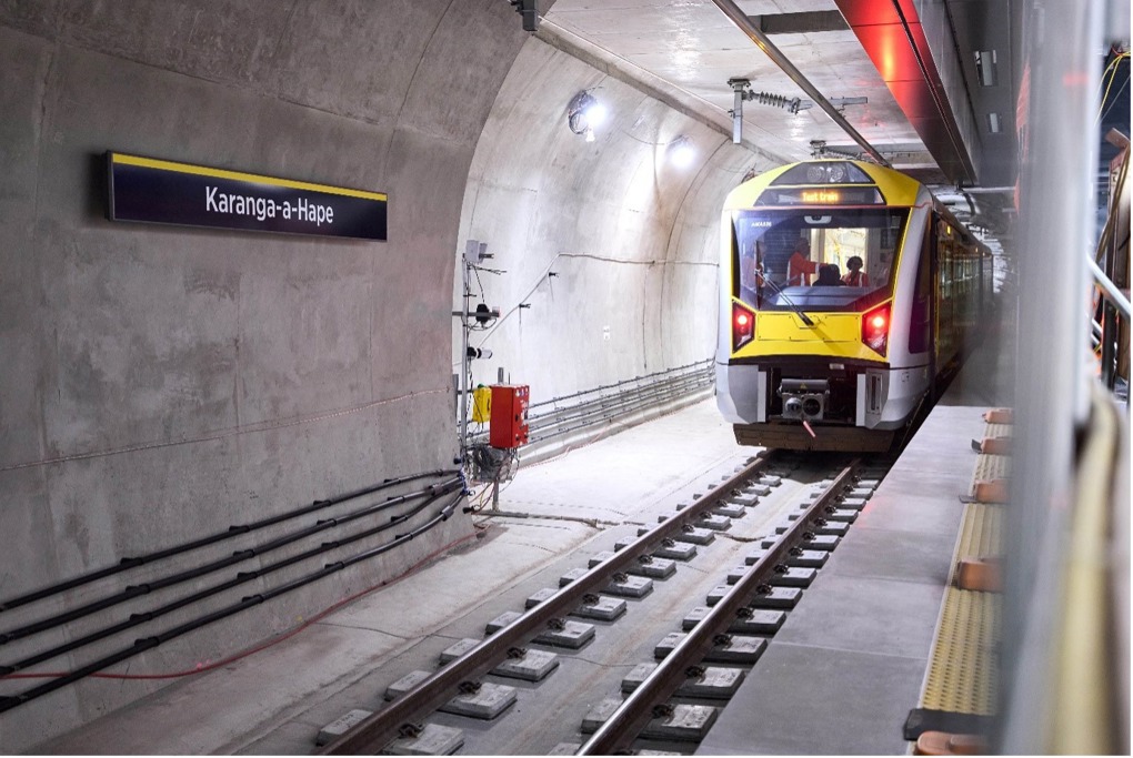 Test train for new city rail