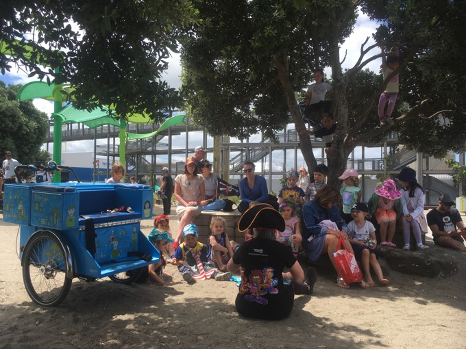 Korero Bike bringing libraries into the community (2)