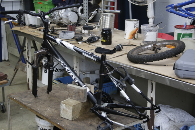 Bike repair workshop