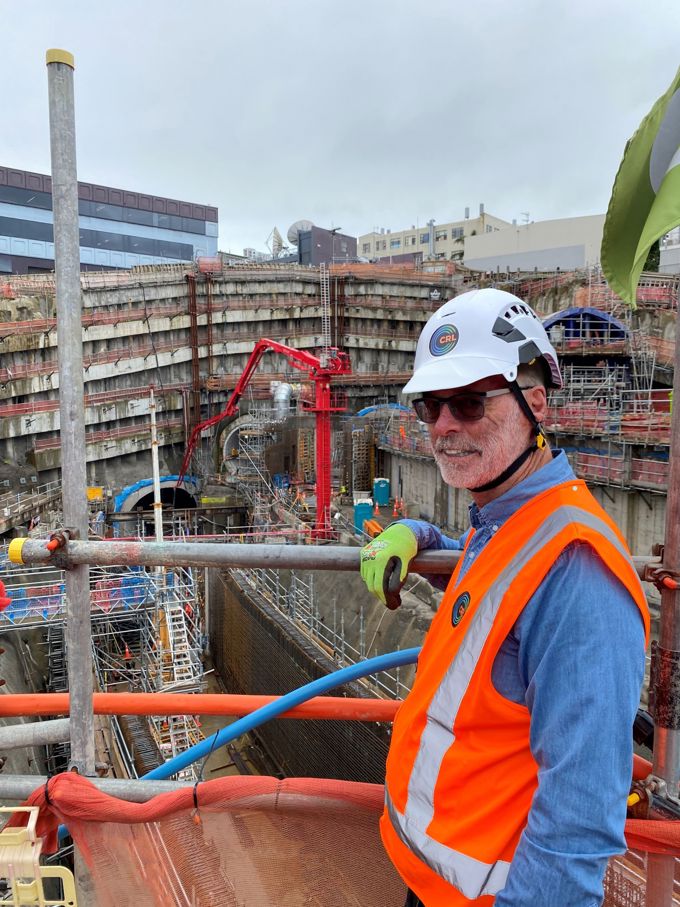 Mayor Wayne Brown Maungawhau CRL Station