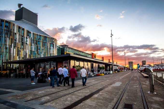 People Visitng Auckland North Wharf