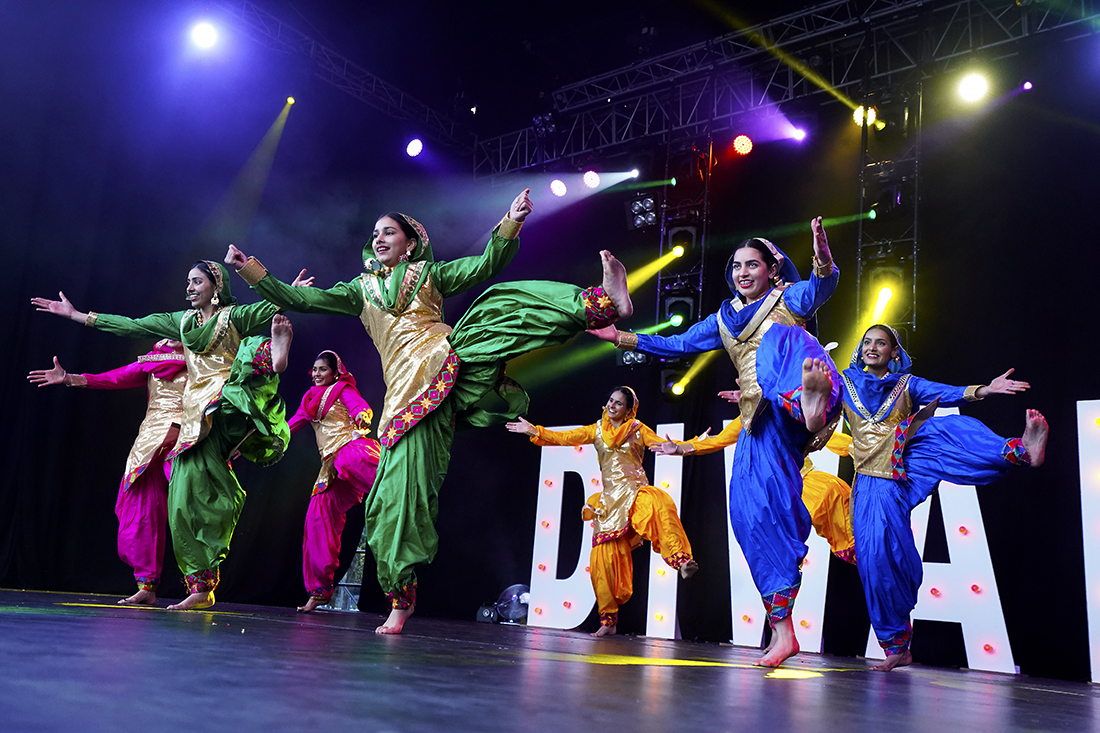 Performers for Diwali.
