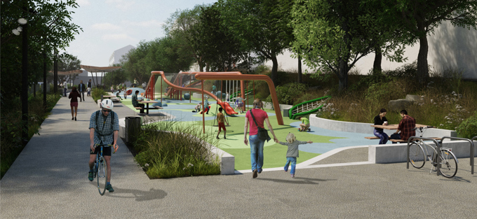 Waiapu Precinct South Playspace