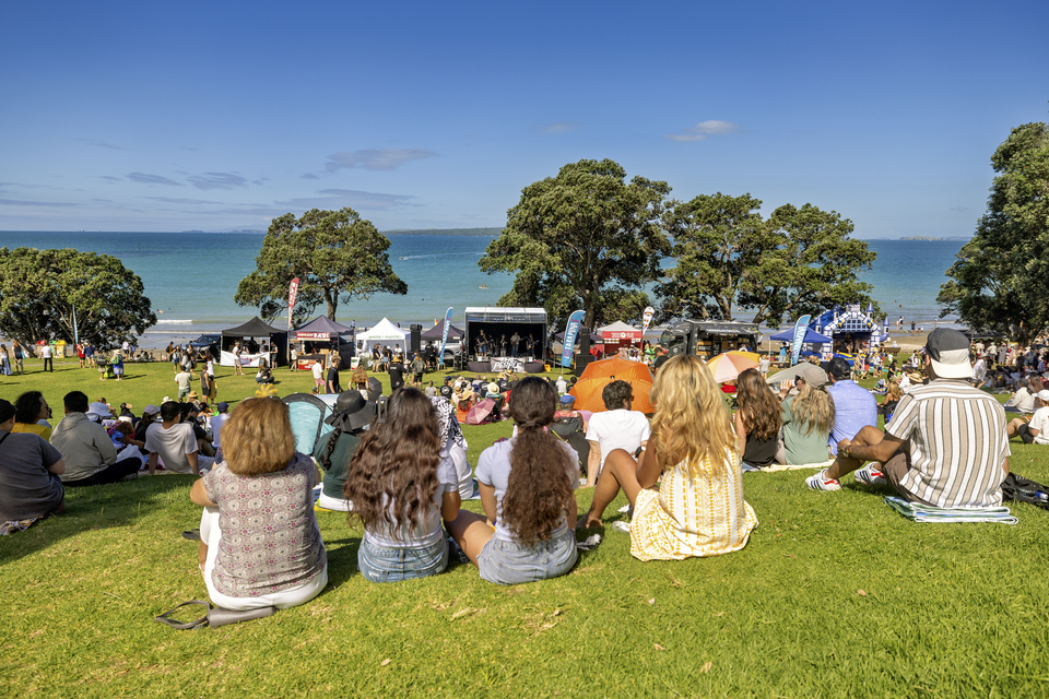 Local community out for a fair.