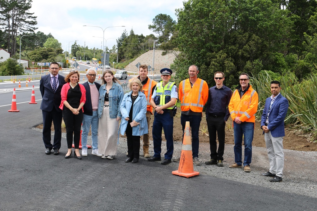 Roundabout unveiled at dangerous Dairy Flat Highway (2)