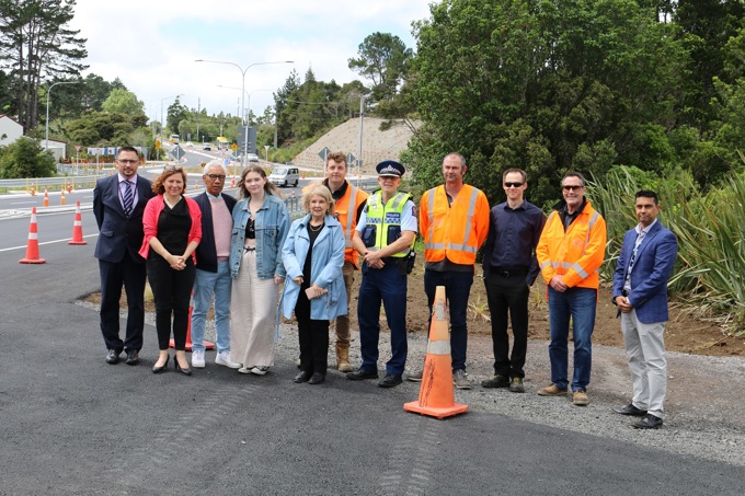 Roundabout unveiled at dangerous Dairy Flat Highway (2)