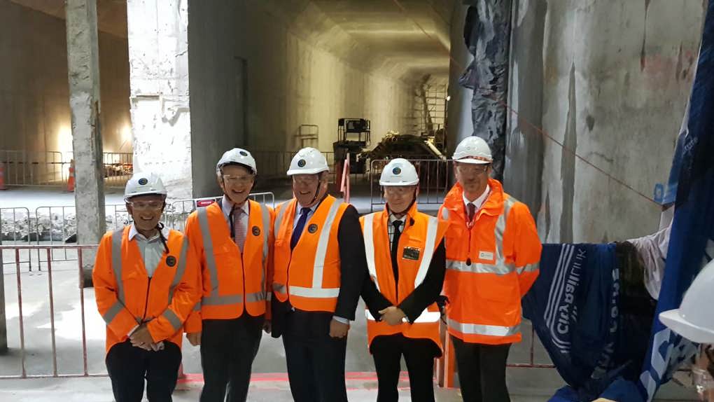 Breakthrough in Auckland City Rail Link tunnel construction 2