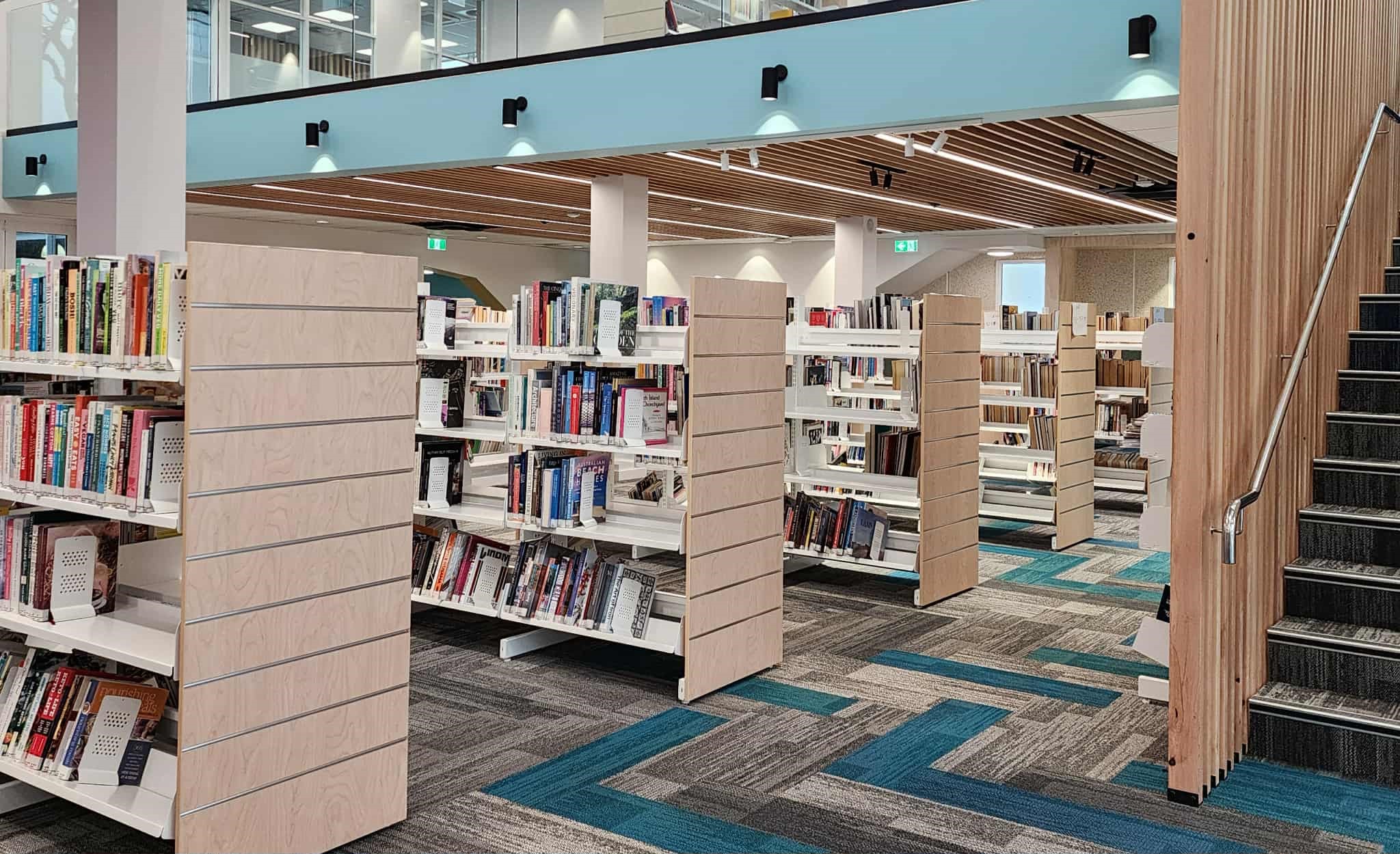 Inside of Orewa Library. 