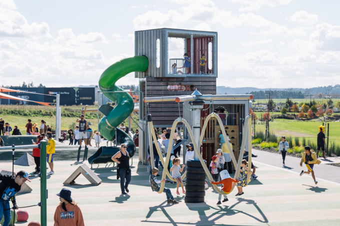 Koupupaka Playground Opening