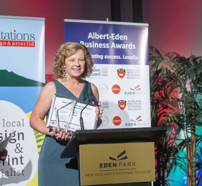 Jill Gibson speaks at YMCA event