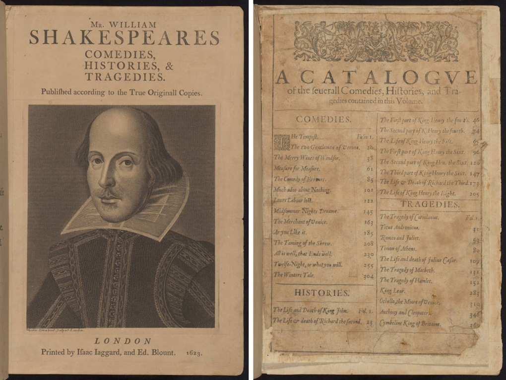 Shakespeare First Folio ALHC