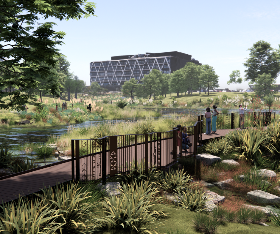 Render of Hayman Park. 